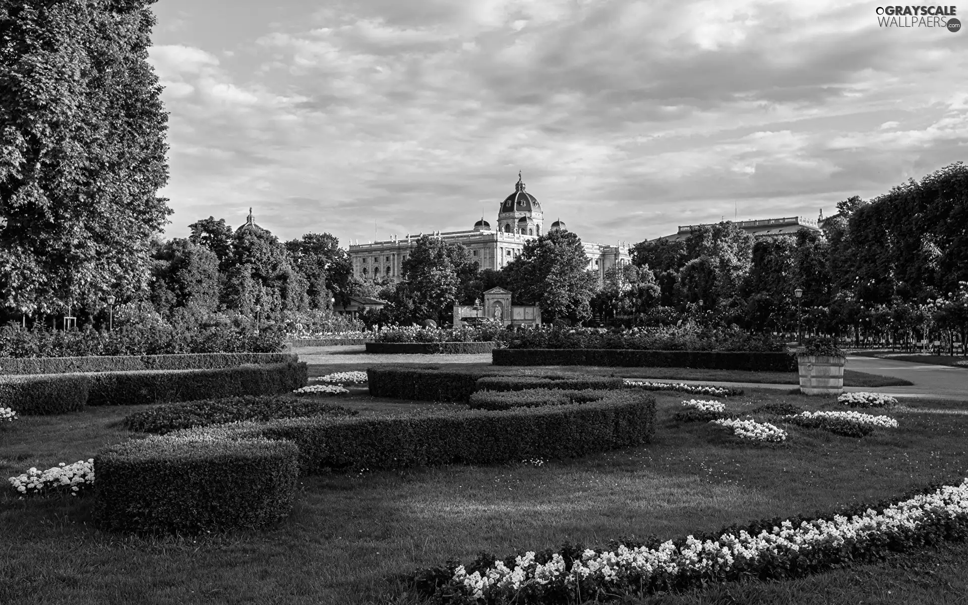 Park, Flowers, Vienna, Bush, Garden, Art History Museum, Austria