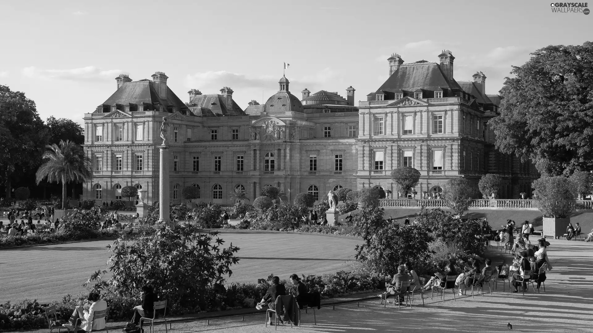 Park, Luxembourg, palace