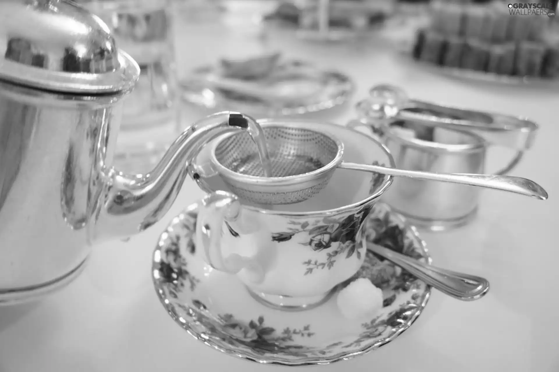porcelain, tea, service