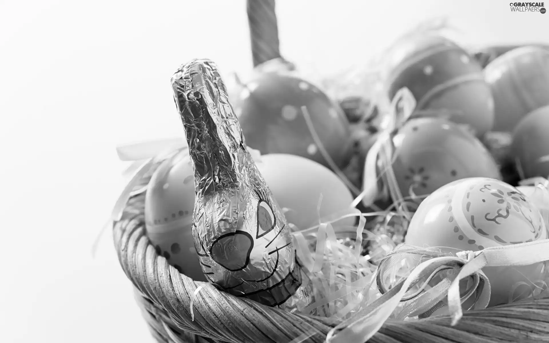 rabbit, basket, Blessing, eggs, Easter