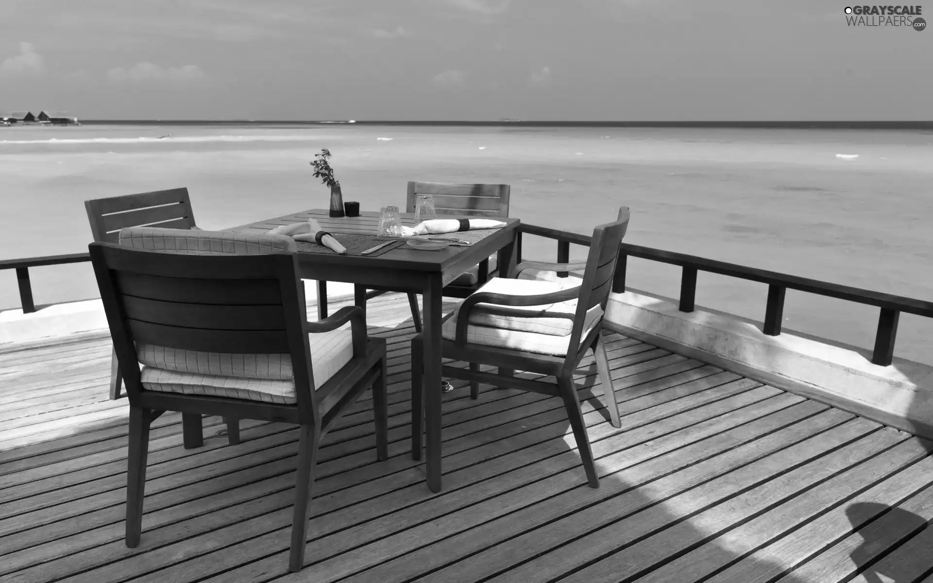 sea, furniture, Restaurant, terrace