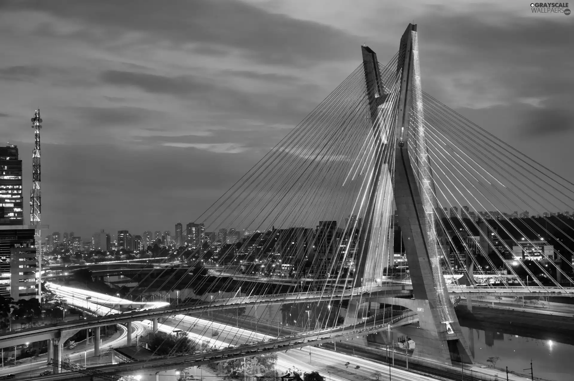 Brazil, bridge, Sao Paulo
