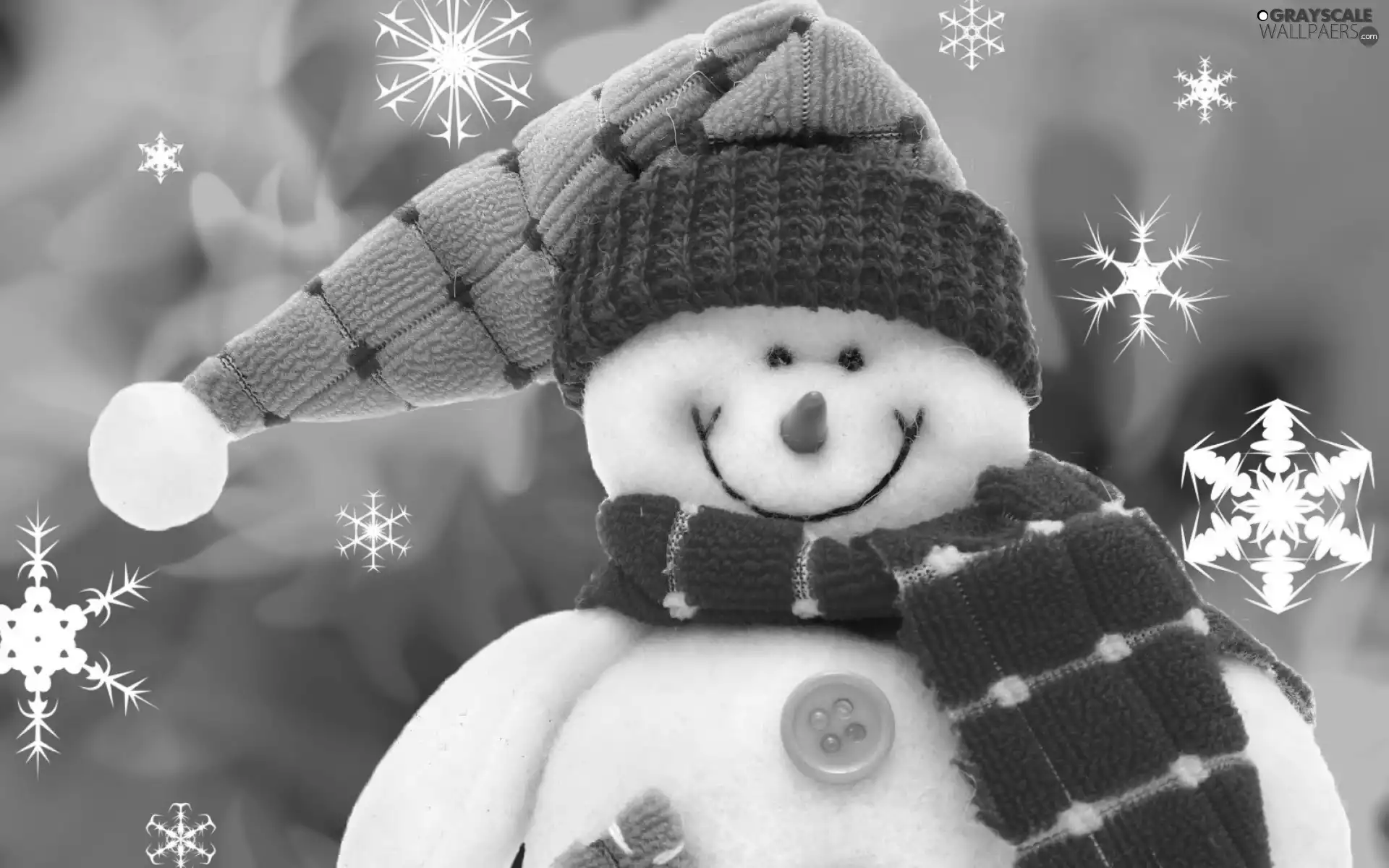 Christmas, Snow, Stars, Snowman