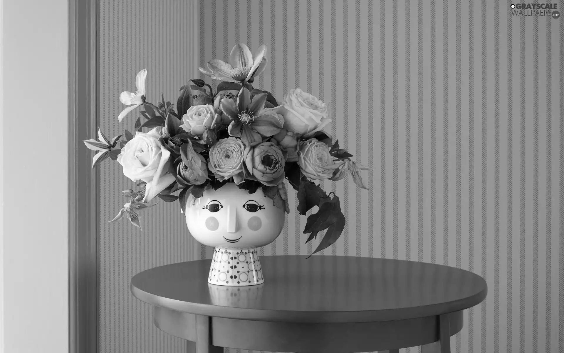 Flowers, Table, bouquet, color, Vase