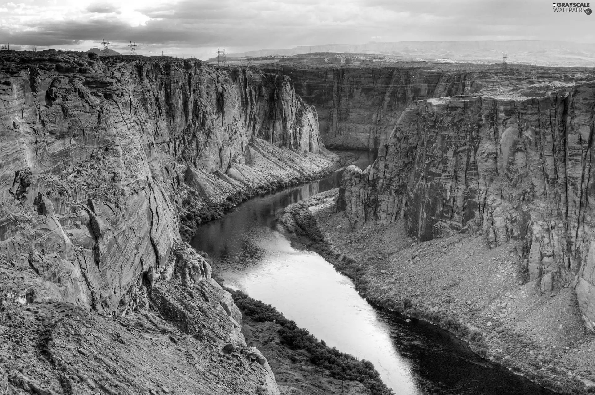 canyon, The Colorado River, State of Arizona, Grand Canyon National Park, The United States