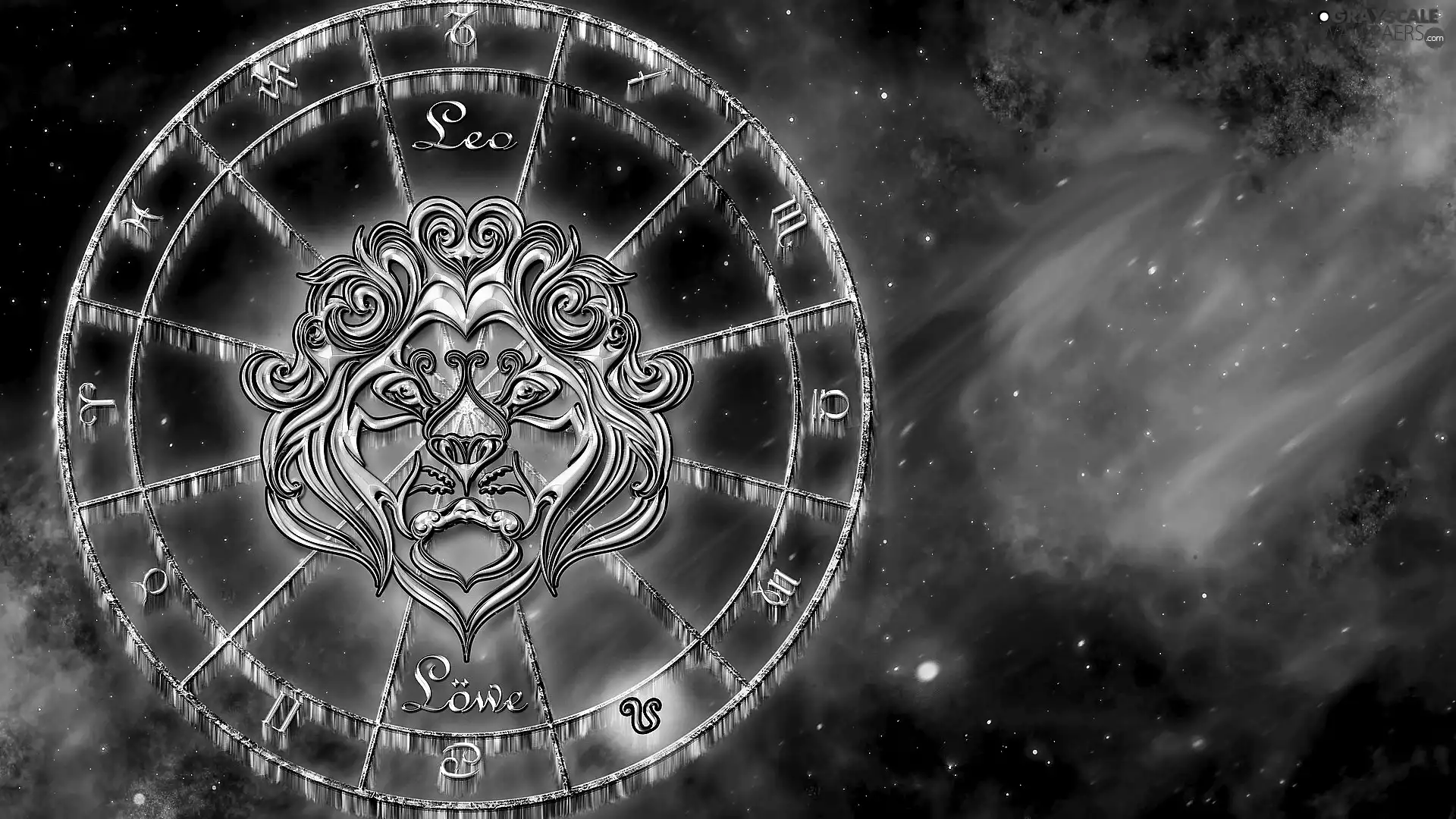 graphics, Sign of the Zodiac, Lion