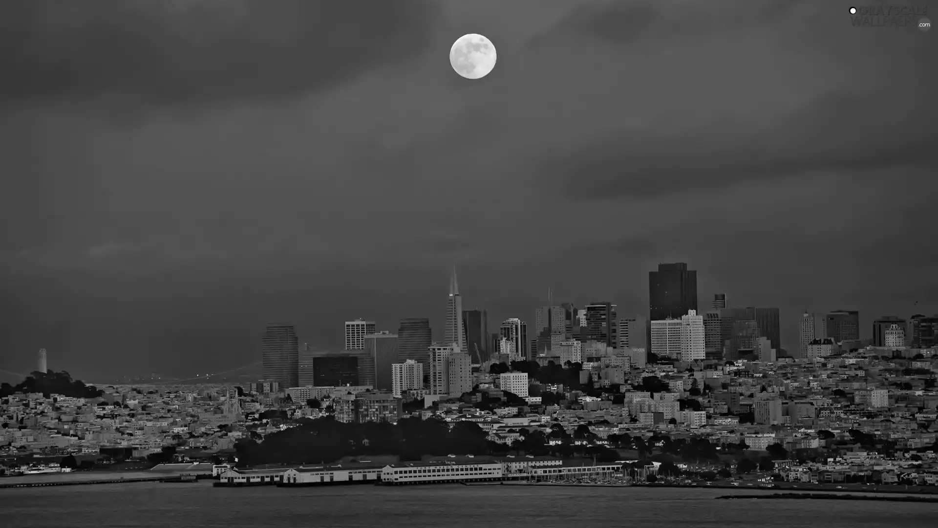 The United States, Town, Night, San Francisco