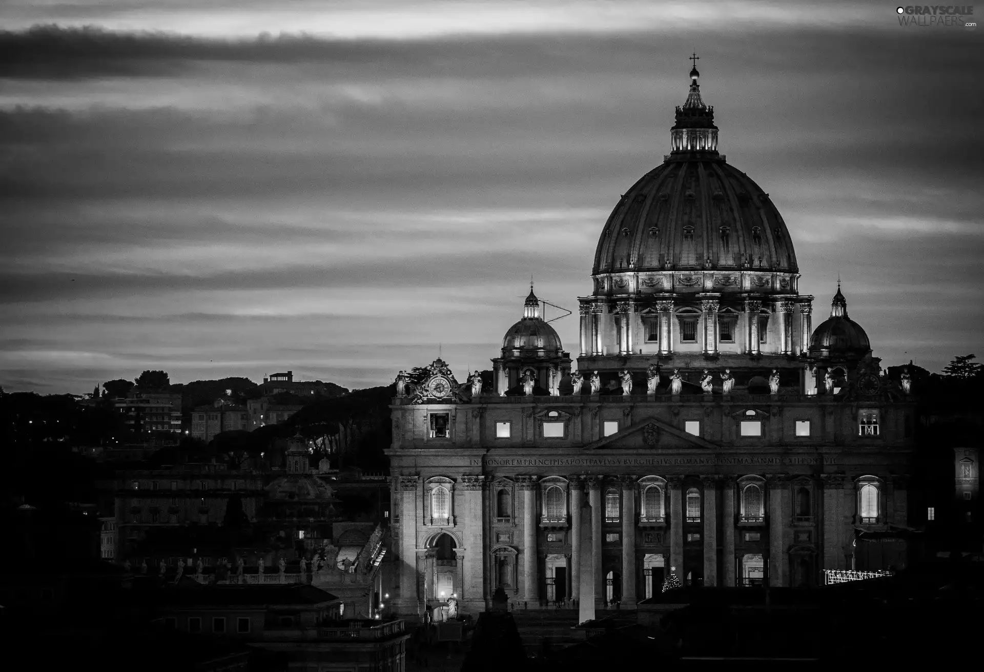 Sky, Vatican, copula, tower, Basilica of St. Peter