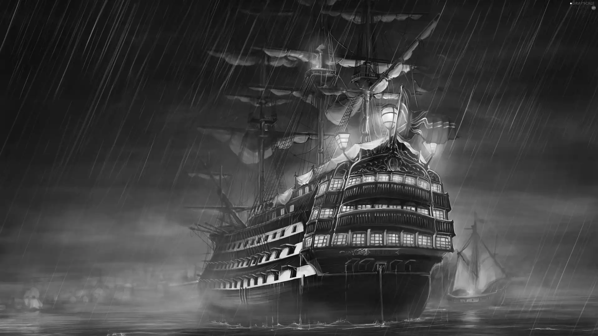 HMS Victory, sea, sailing vessel