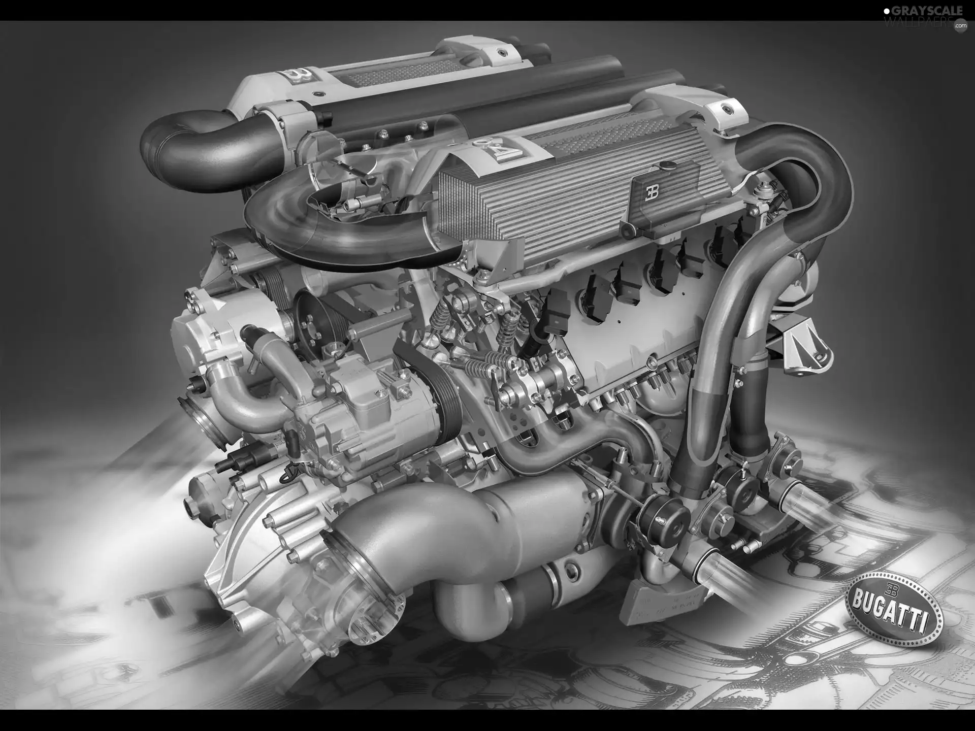 Engine, Bugatti Veyron