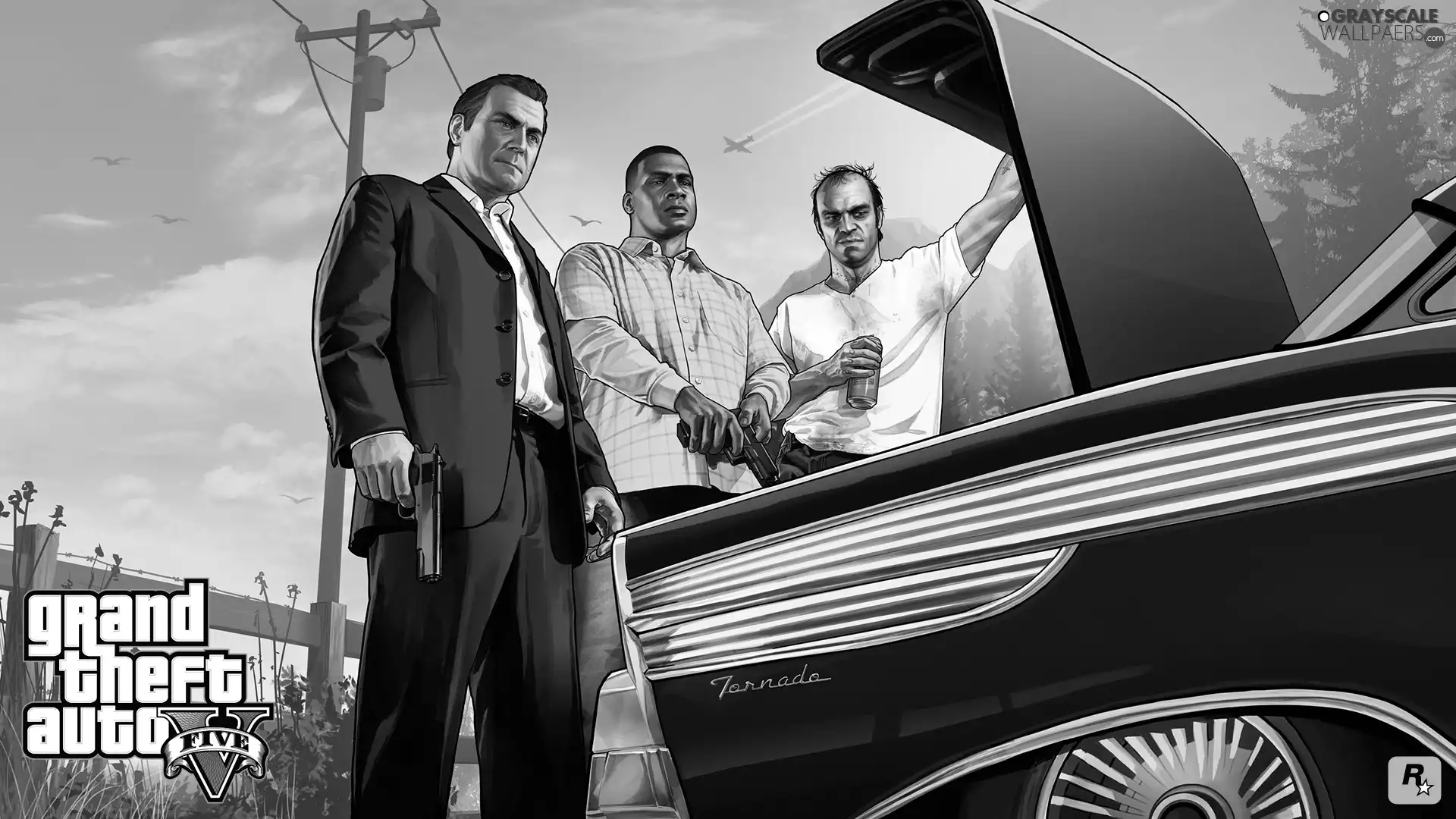 GTA V, Characters, Weapons, Automobile