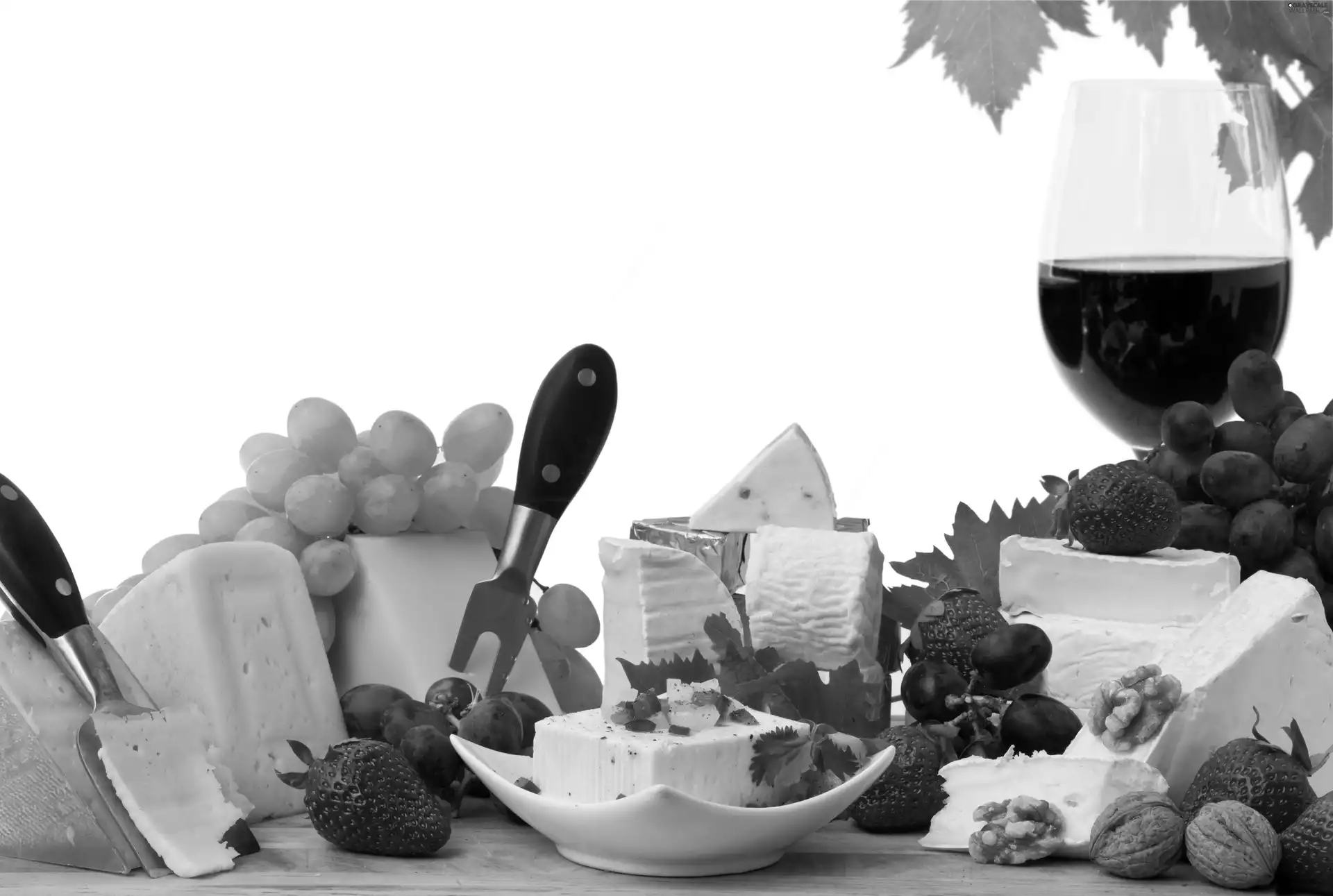 Wine, Grapes, Species, cheeses, different