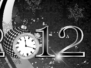 Clock, year, 2012, New