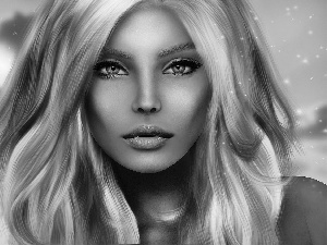 2D Graphics, Women, portrait