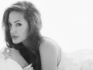 Angelina, make-up, actress, Jolie