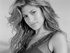 face, Eva Mendes, actress