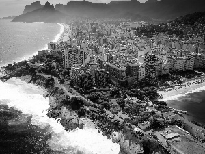 Town, Aerial View, Brazil, Rio de Janeiro
