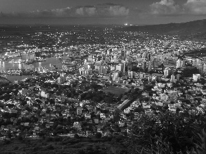 port, Mauritius, Aerial View, Louis