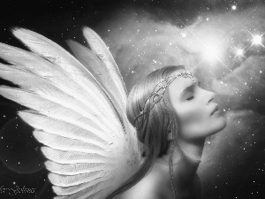 angel, Women, wings