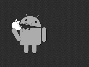 Apple, logo, Apple, blood, Android