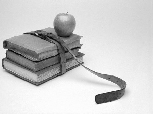 package, Belt, Apple, books