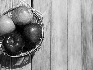 basket, apples