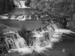 waterfall, canyon, Arizona, Grand