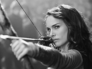 Women, Arrow, Natalie Portman, Bow
