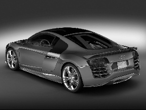 figure, Back, Audi R8