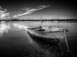 azure, Boat, water