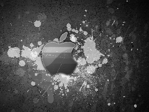 background, blots, Apple, dark, color