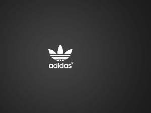 logo, Blue, background, adidas