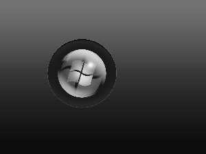 logo, Grey, background, Vista