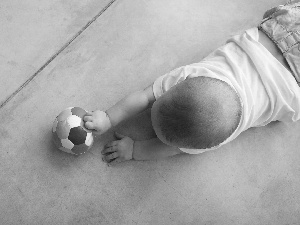 Ball, Kid, Coloured