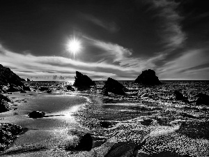 Beaches, sea, rocks