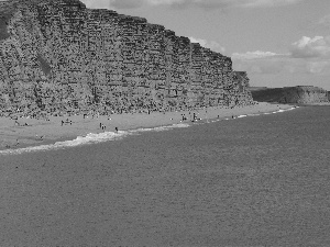 west bay.uk Anglia, Beaches, sea, cliff