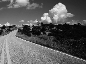 Belts, Way, clouds