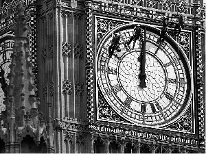 England, Big Ben, Clock, London