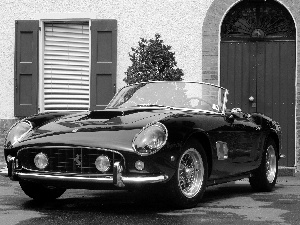 Cabriolet, Ferrari 250 Spider, Black