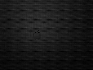 Black, Apple, logo