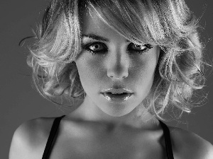 make-up, Abigail Clancy, Blonde