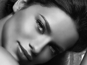 Eyes, Adriana Lima, Blue