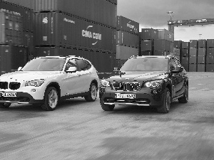 Two cars, BMW X1