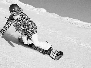 board, snowboard, Women