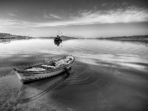 lake, Boat