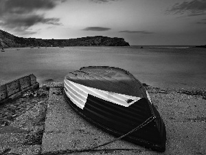 Boat, Harbour, sea