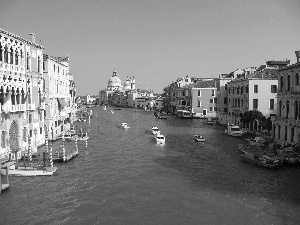 Beauty, canal, boats, Venice