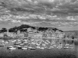 Boats, Town, port