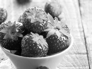 strawberries, bowl