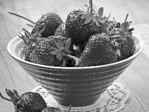 strawberries, bowl